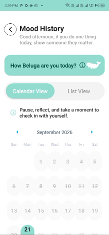 Beluga mood history